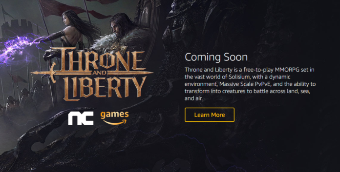 Amazon confirms that Throne and Liberty will be F2P