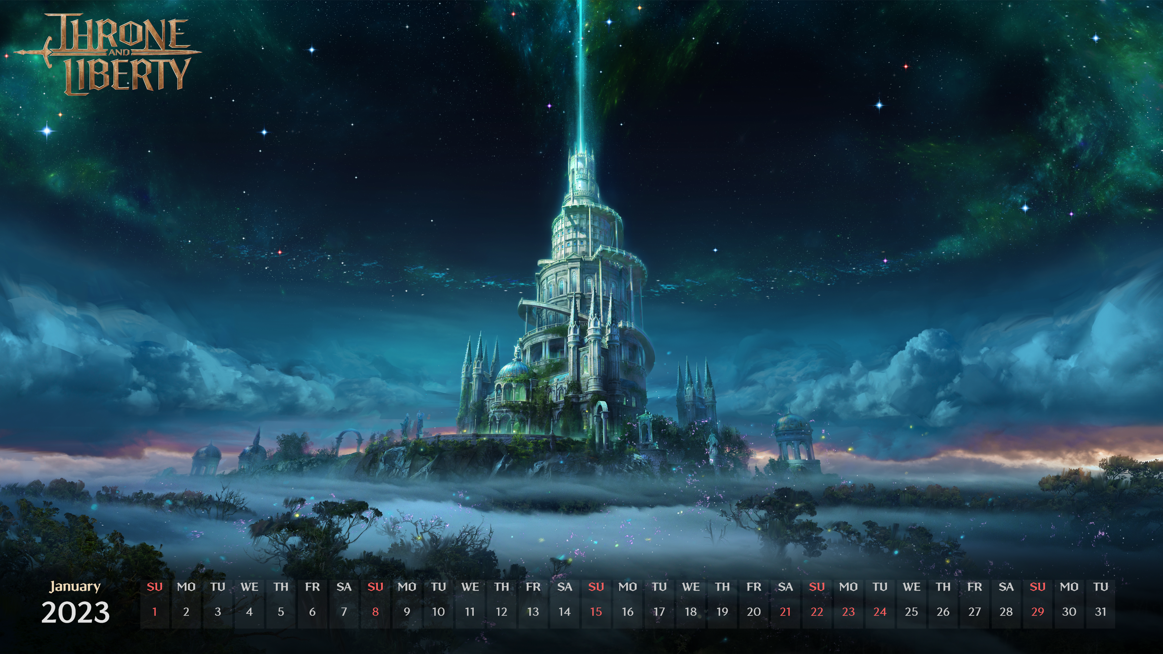 Throne and Liberty Calendar: January