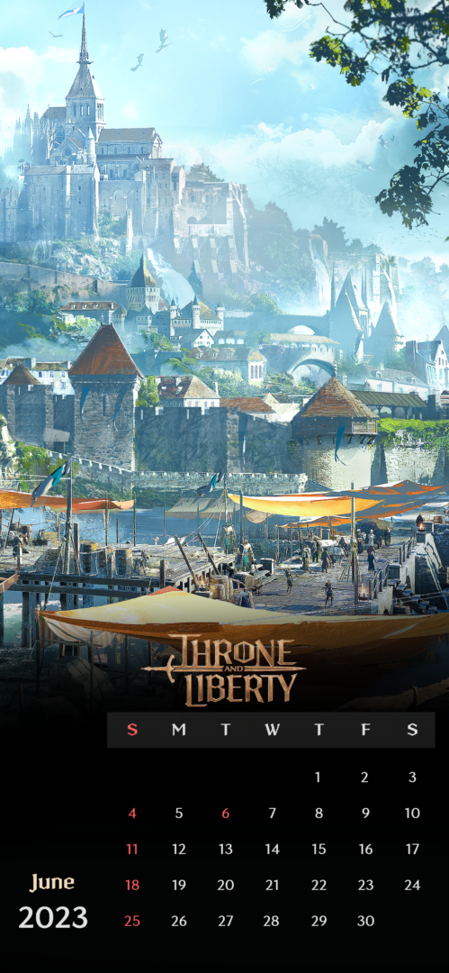 Throne and Liberty Calendar: July picture is up! - Throne and Liberty