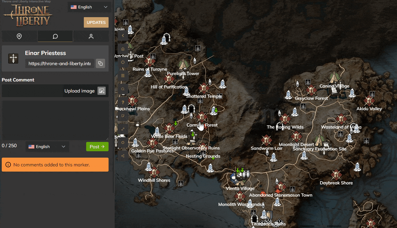 Throne and Liberty Interactive Map : r/throneandliberty