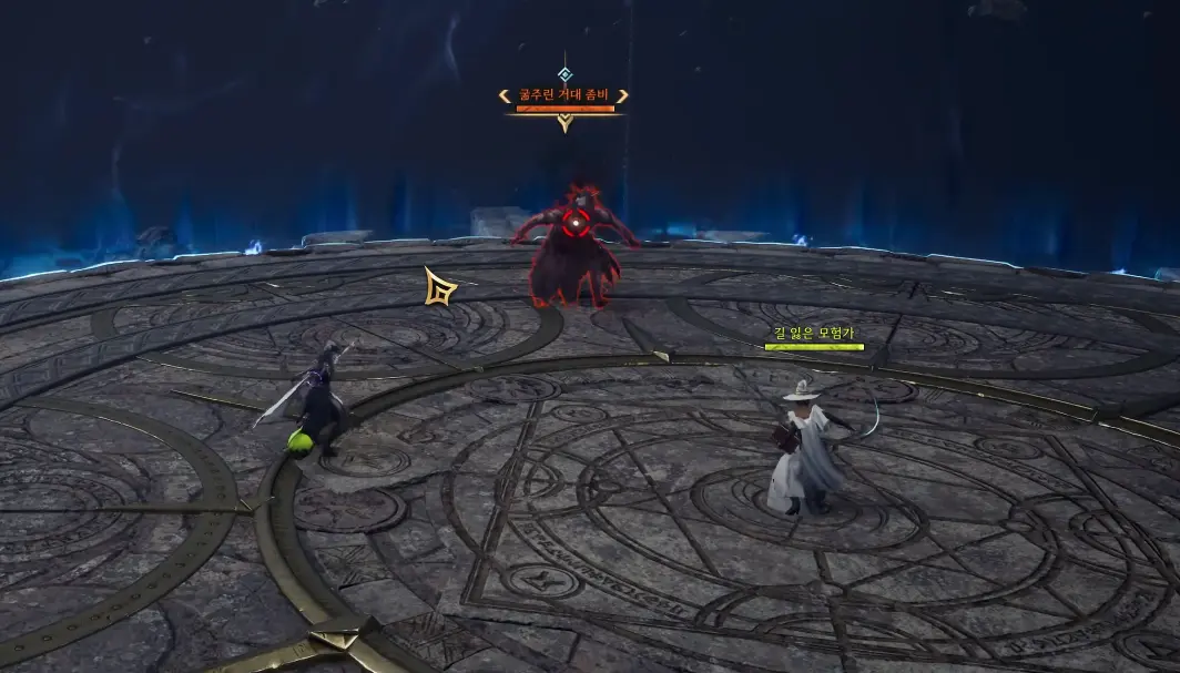 throne-and-liberty-Starving-Giant-Zombie Taedal’s Tower 3rd Floor: Screams and a Healing Song