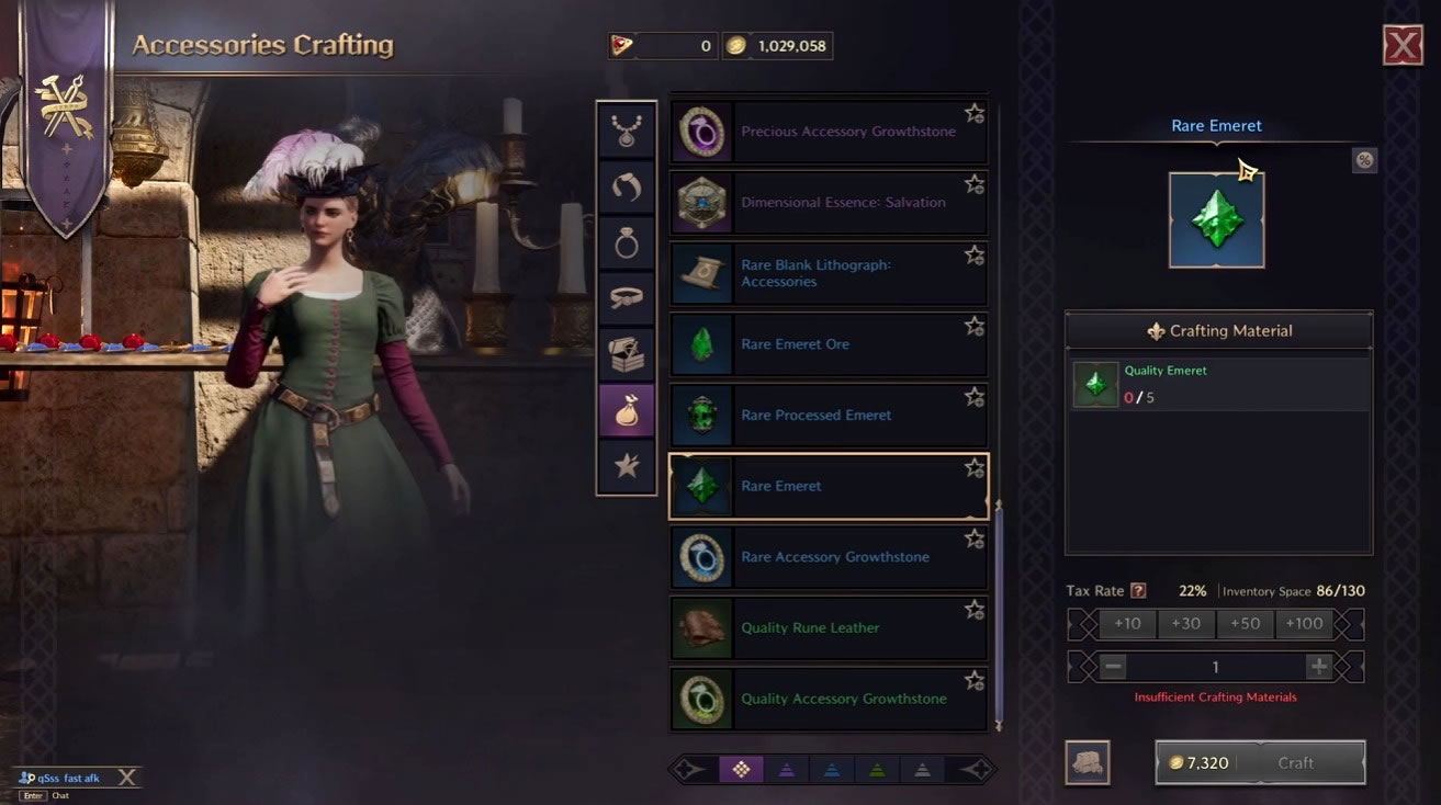 How to Farm Rare and Precious Emeret in Throne & Liberty